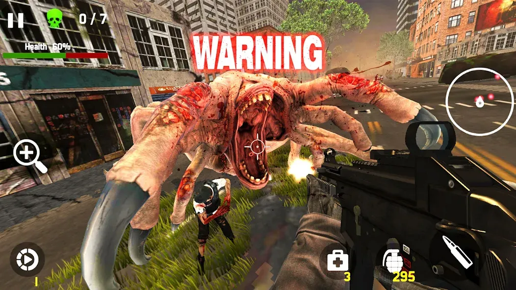 Zombie Hunter - Shooting Game (Зомби Хантер)  [МОД Menu] Screenshot 4