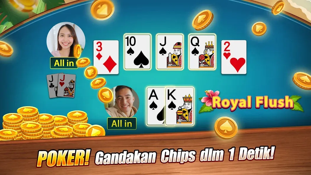 LUXY Domino Gaple QiuQiu Poker (Лукси Домино Гапл Киукиу Покер)  [МОД Бесконечные монеты] Screenshot 3