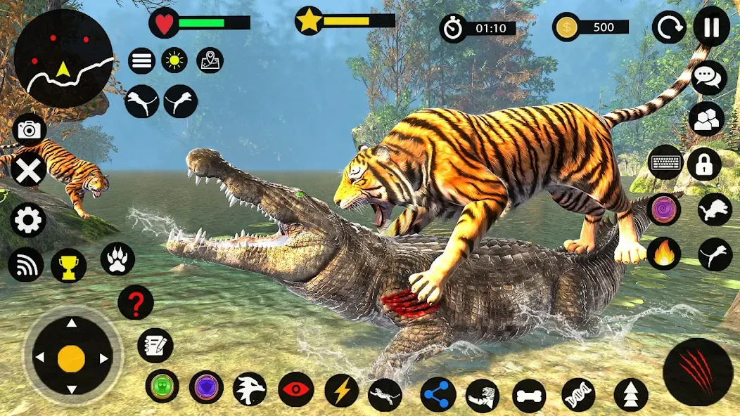 Tiger Games: Tiger Sim Offline  [МОД Много монет] Screenshot 3