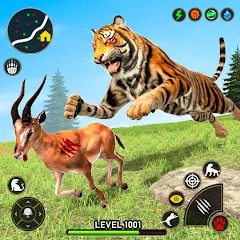 Скачать взлом Tiger Games: Tiger Sim Offline  [МОД Много монет] - полная версия apk на Андроид