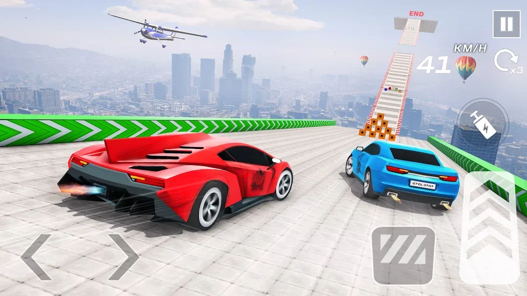 Car Games 3D - GT Car Stunts (ДжиТи Кар Стантс)  [МОД Бесконечные деньги] Screenshot 1