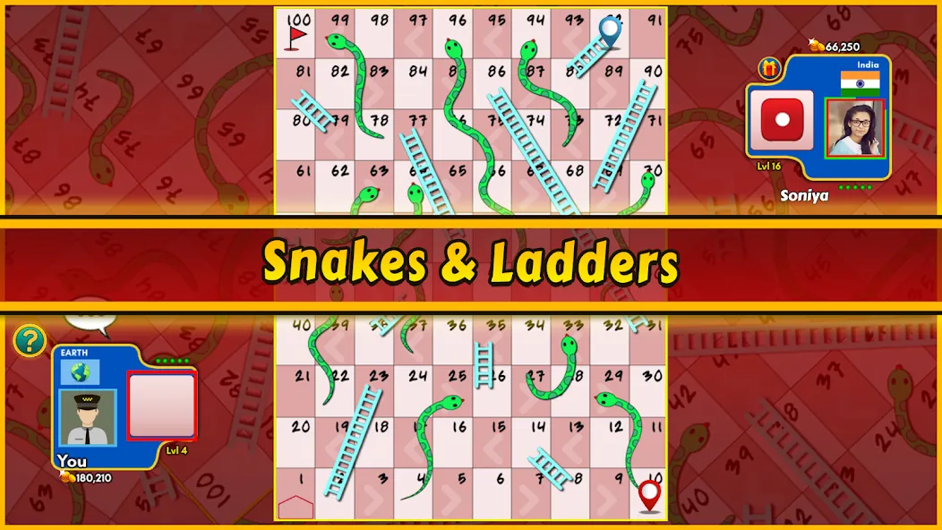 Snakes and Ladders King (Снейкс энд Ладдерс Кинг)  [МОД Много денег] Screenshot 3