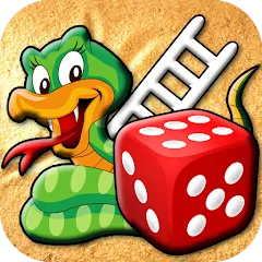 Скачать взломанную Snakes and Ladders King (Снейкс энд Ладдерс Кинг)  [МОД Много денег] - полная версия apk на Андроид