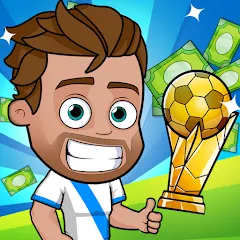 Взломанная Idle Soccer Story - Tycoon RPG (Айдл Соккер Стори)  [МОД Menu] - полная версия apk на Андроид