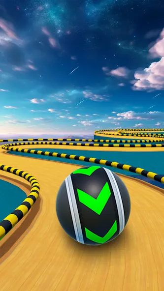 Fast Ball Jump - Going Ball 3d (Скай Болл Джамп)  [МОД Mega Pack] Screenshot 3