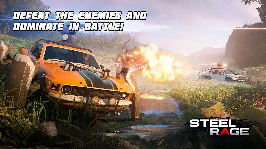 Steel Rage: Mech Cars PvP War (Стил Рейдж)  [МОД Много монет] Screenshot 2