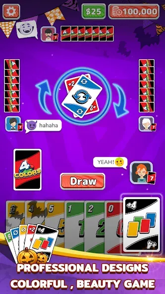 4 Colors Card Game (Цвета Карточная Игра)  [МОД Меню] Screenshot 2