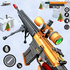 Взломанная Banduk Game - Sniper Gun Games (Снайперская Война 3D)  [МОД Unlimited Money] - стабильная версия apk на Андроид