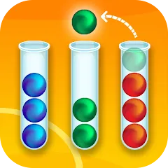 Взломанная Ball Sort - Bubble Sort Puzzle (Болл Сорт)  [МОД Бесконечные монеты] - полная версия apk на Андроид