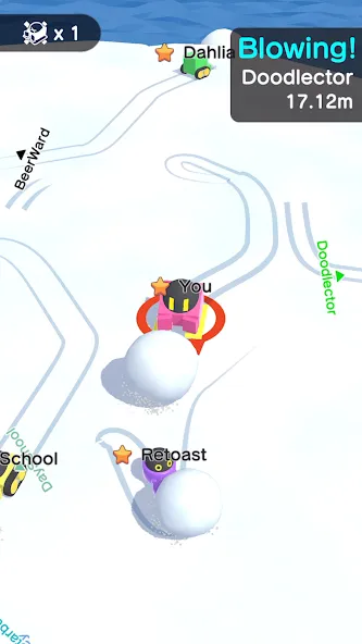 Snowball.io  [МОД Много монет] Screenshot 3