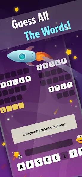 Word Riddles: Guess & Learn  [МОД Бесконечные деньги] Screenshot 1