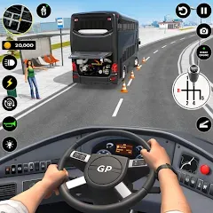 Взлом Bus Simulator : 3D Bus Games (Бас Драйвинг Симулятор ПВП Игра)  [МОД Unlimited Money] - стабильная версия apk на Андроид