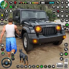 Взлом Jeep Driving Simulator offRoad (Джип Драйвинг Симулятор вне дороги)  [МОД Unlimited Money] - стабильная версия apk на Андроид