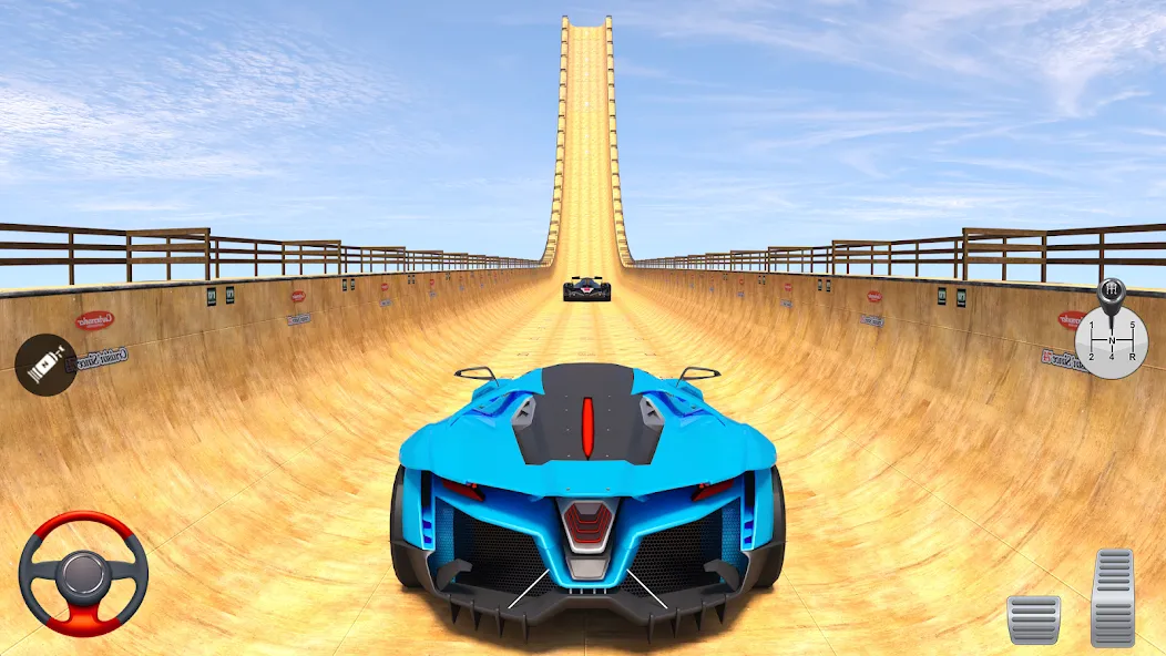 Superhero Car: Mega Ramp Games (Рамп Кар Гейм)  [МОД Mega Pack] Screenshot 4