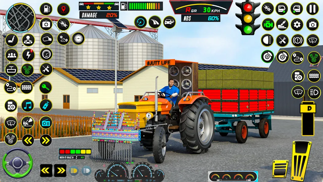 Farming Tractor Game Simulator (Фарминг Трактор Игра Симулятор)  [МОД Unlocked] Screenshot 3