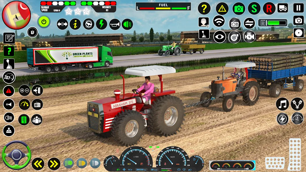 Farming Tractor Game Simulator (Фарминг Трактор Игра Симулятор)  [МОД Unlocked] Screenshot 4