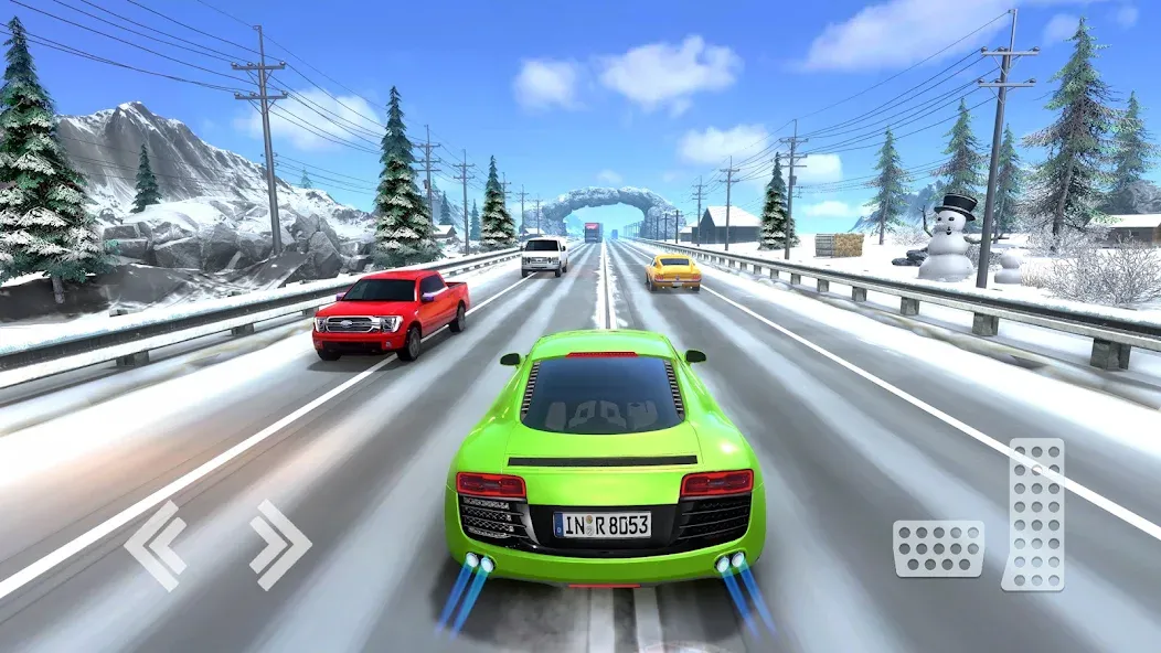 Real Highway Car Racing Games  [МОД Unlocked] Screenshot 3