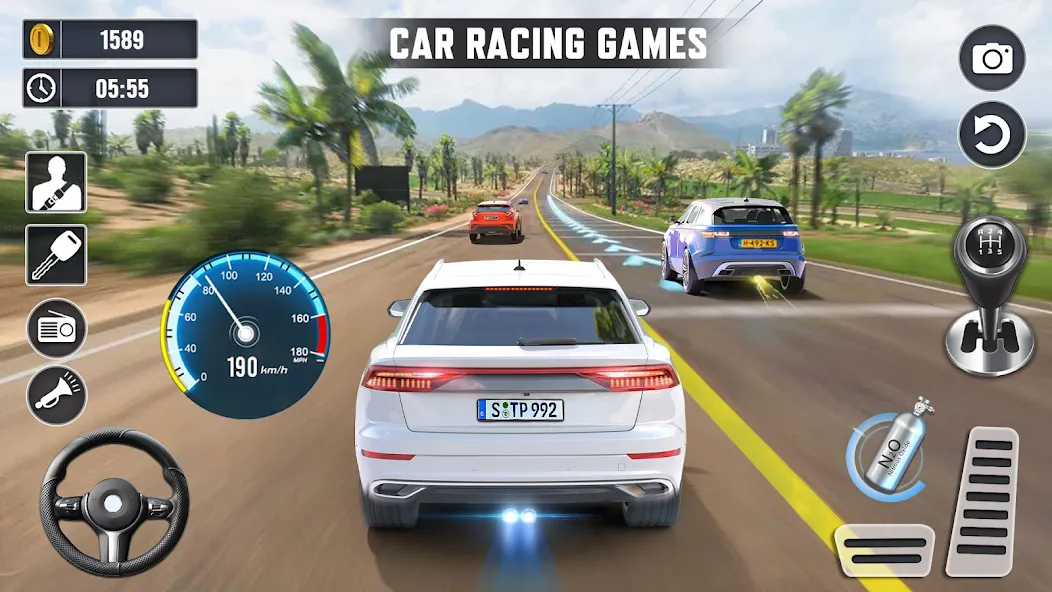 Real Highway Car Racing Games  [МОД Unlocked] Screenshot 5