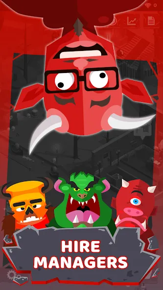 Hell: Idle Evil Tycoon Sim (Хелл)  [МОД Unlimited Money] Screenshot 1