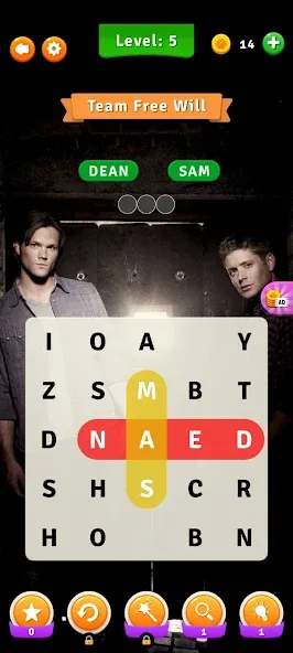 Supernatural Word Search (упернатуральный поиск слов)  [МОД Menu] Screenshot 3