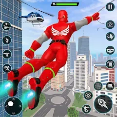 Скачать взломанную Rope Hero Spider Fighting Game  [МОД Mega Pack] - стабильная версия apk на Андроид