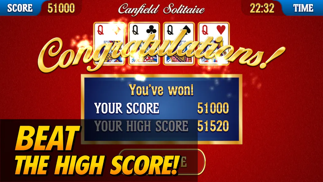 Canfield Solitaire (Кэнфилд пасьянс)  [МОД Unlocked] Screenshot 2