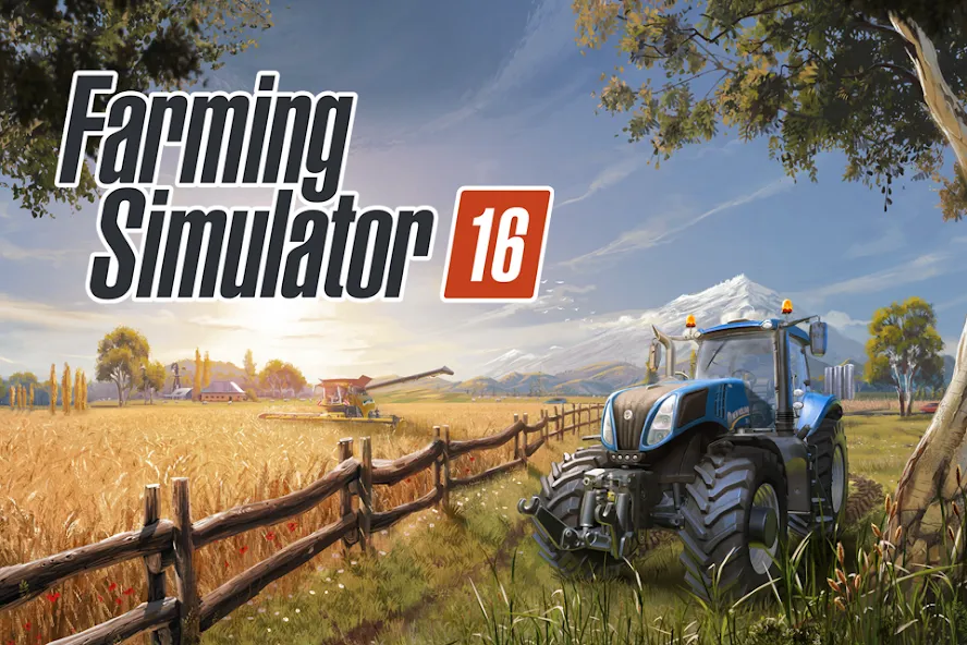 Farming Simulator 16 (Фарминг Симулятор 16)  [МОД Бесконечные монеты] Screenshot 1