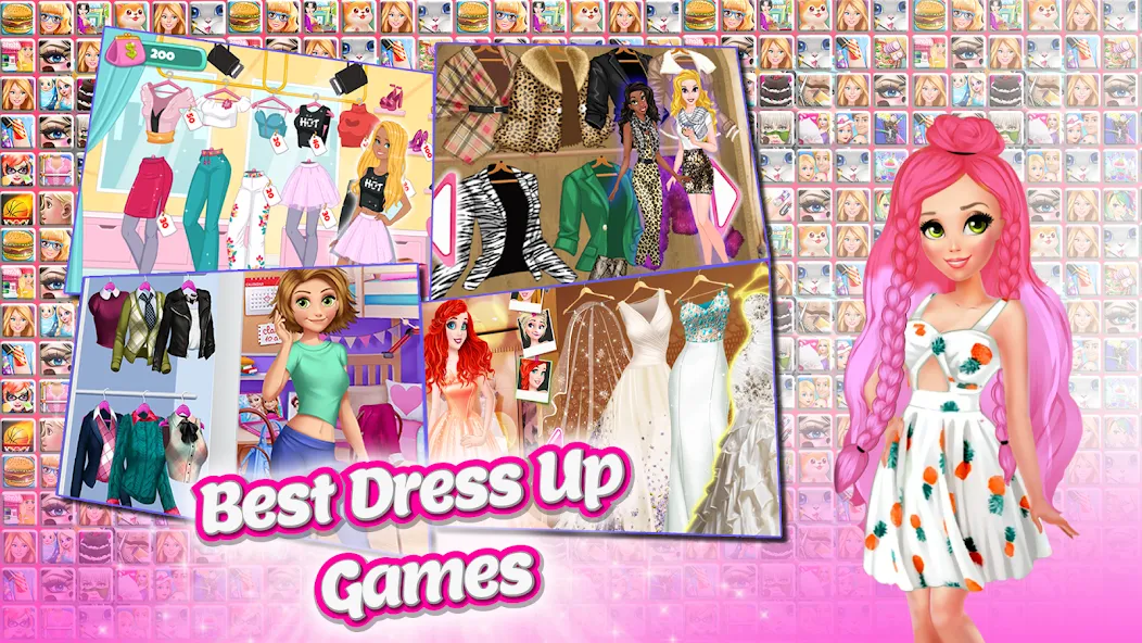 Frippa Games for Girls (Фриппа игры для девочек)  [МОД Все открыто] Screenshot 2