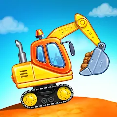 Скачать взломанную Kids truck games Build a house  [МОД Mega Pack] - последняя версия apk на Андроид