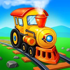 Взломанная Train Games for Kids: station  [МОД Меню] - полная версия apk на Андроид