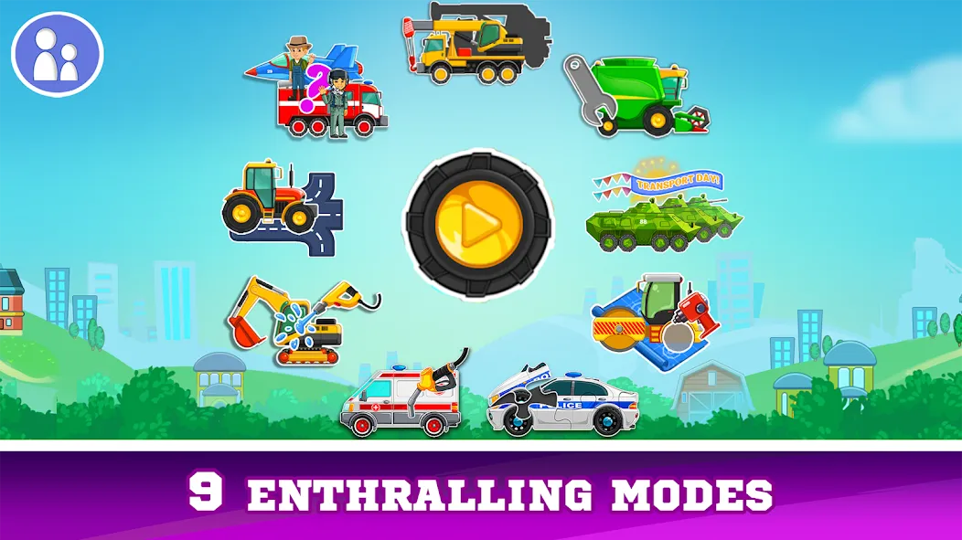 Kids Cars Games build a truck  [МОД Menu] Screenshot 1