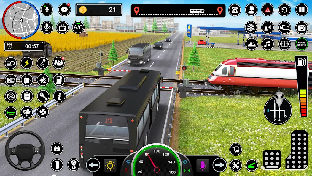 Bus Simulator - Driving Games  [МОД Много монет] Screenshot 4