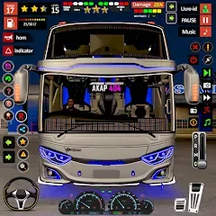 Скачать взлом Public Coach Bus Driving Game (Паблик Коуч Бас Драйвинг Гейм)  [МОД Все открыто] - полная версия apk на Андроид