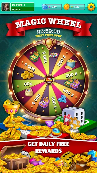 Multiplayer Dice Ludo Games (Мультиплеер Дайс Лудо Игры)  [МОД Бесконечные деньги] Screenshot 5