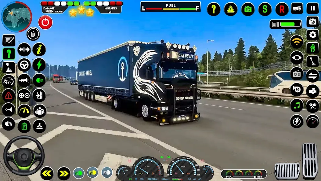 Truck Driving Euro Truck Game  [МОД Unlimited Money] Screenshot 4