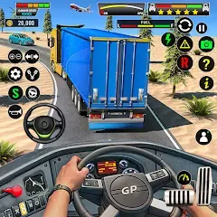 Скачать взлом Truck Driving Euro Truck Game  [МОД Unlimited Money] - полная версия apk на Андроид