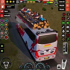 Взломанная City Bus Driving: Bus Games 3D  [МОД Все открыто] - полная версия apk на Андроид