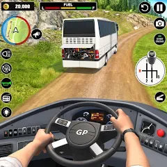 Скачать взломанную Offroad Bus Simulator Bus Game (Оффроуд Автобус Симулятор Игра)  [МОД Бесконечные деньги] - стабильная версия apk на Андроид