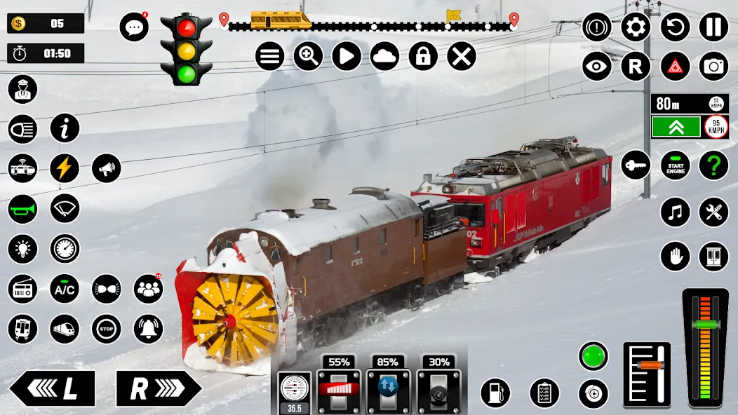 Railway Train Simulator Games  [МОД Unlimited Money] Screenshot 4