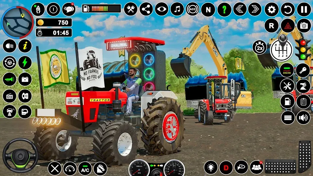 Tractor Driving - Tractor Game  [МОД Много монет] Screenshot 3