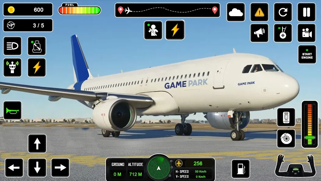 Pilot Simulator: Airplane Game  [МОД Unlocked] Screenshot 1