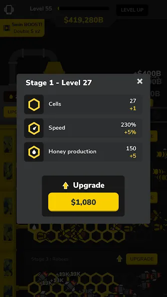 Idle Bee Factory Tycoon  [МОД Много монет] Screenshot 2