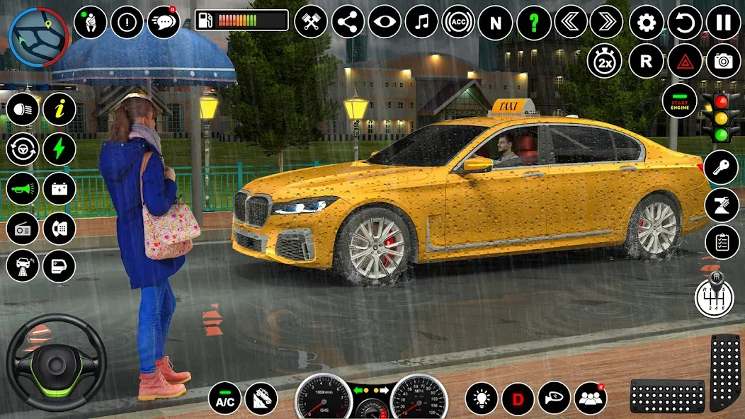 Russian Taxi Driving Simulator  [МОД Меню] Screenshot 3