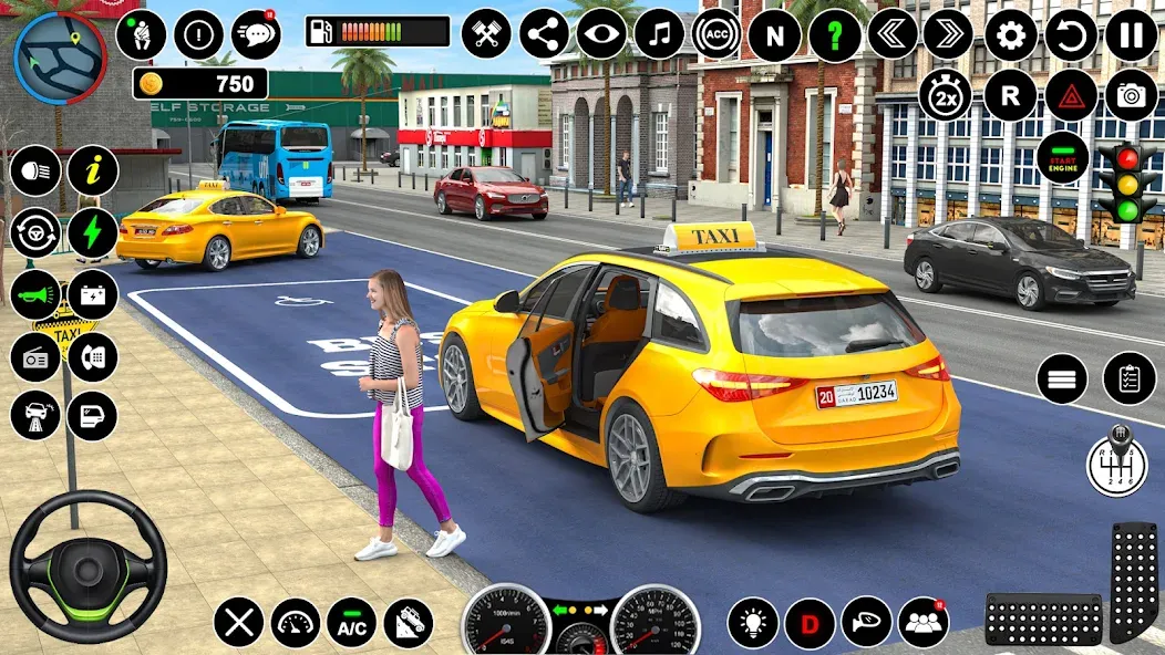 Russian Taxi Driving Simulator  [МОД Меню] Screenshot 4