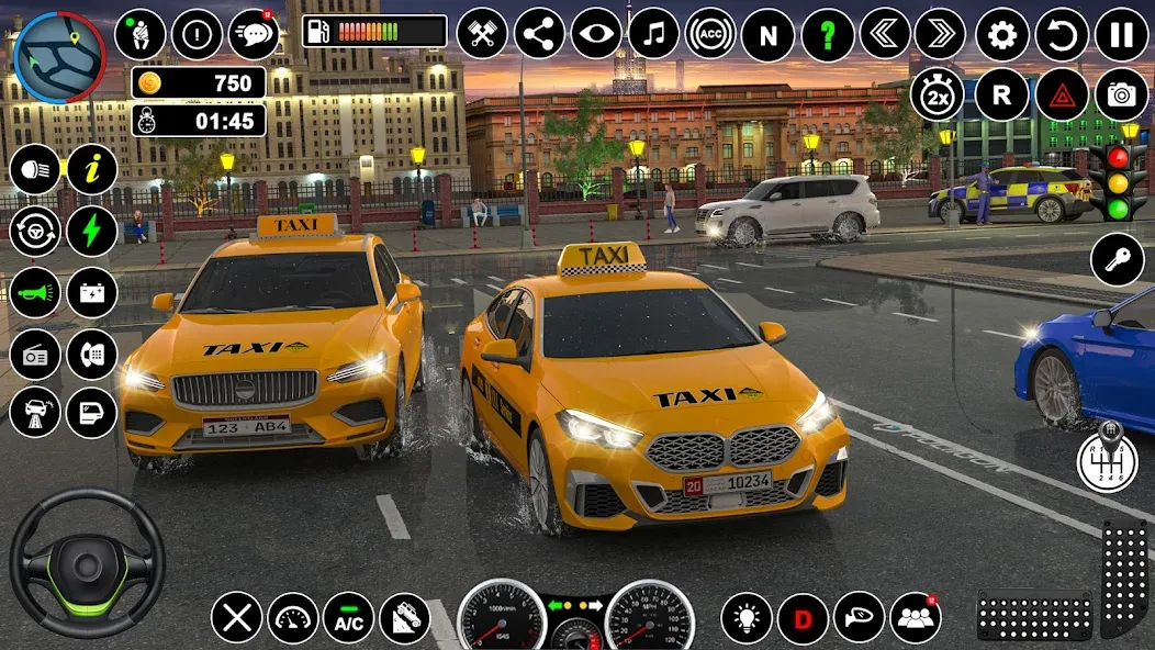 Russian Taxi Driving Simulator  [МОД Меню] Screenshot 5