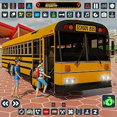 Скачать взлом School Bus 3d : City Bus Games (Школьный автобус симулятор игры на автобусе)  [МОД Меню] - полная версия apk на Андроид