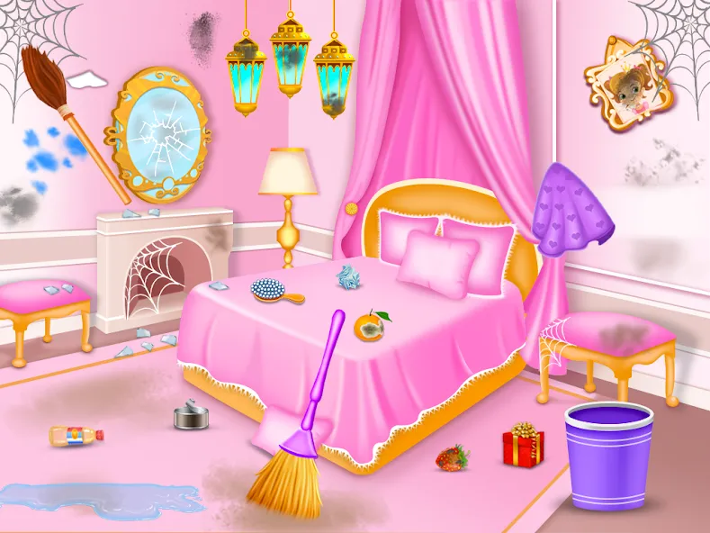 Princess house cleaning advent  [МОД Меню] Screenshot 4