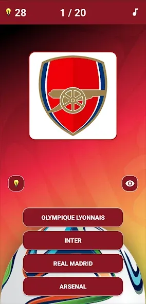 Guess the Soccer Logo Quiz  [МОД Mega Pack] Screenshot 1