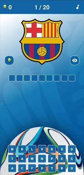 Soccer Clubs Logo Quiz  [МОД Menu] Screenshot 1