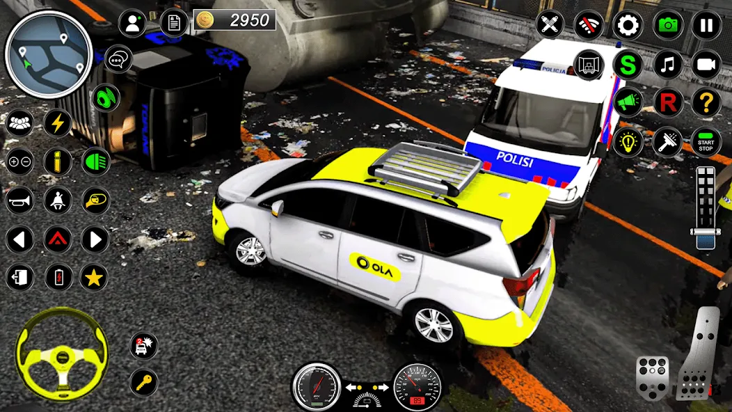 City Taxi Games Taxi Simulator (Русские такси игры на автомобилях)  [МОД Бесконечные деньги] Screenshot 2